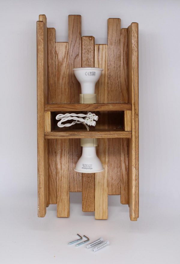 oak wood lamp